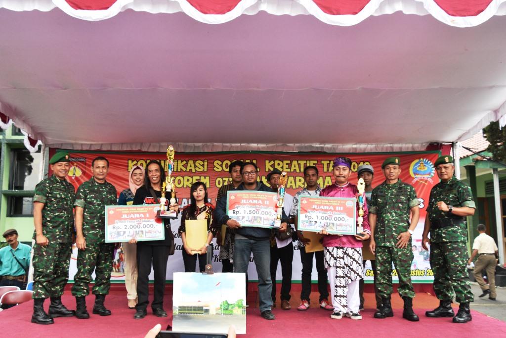 Korem Adakan Komunikasi Sosial (Komsos) Kreatif Tahun 2019